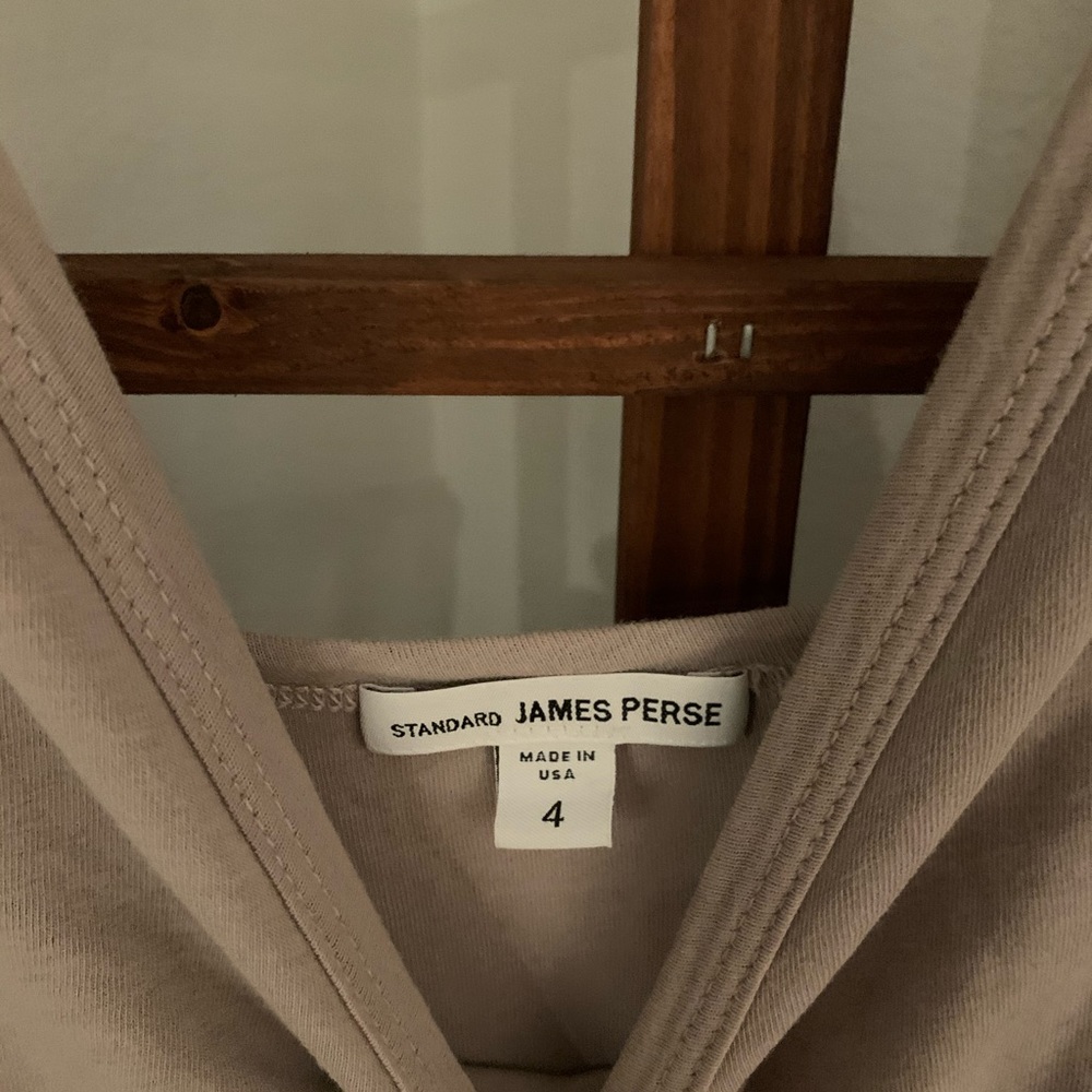 James Perse Grey Dress Midi - Picture 2 of 3